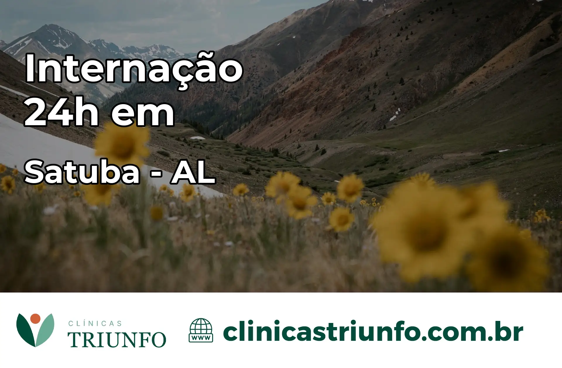 Internação 24 horas em Satuba – AL