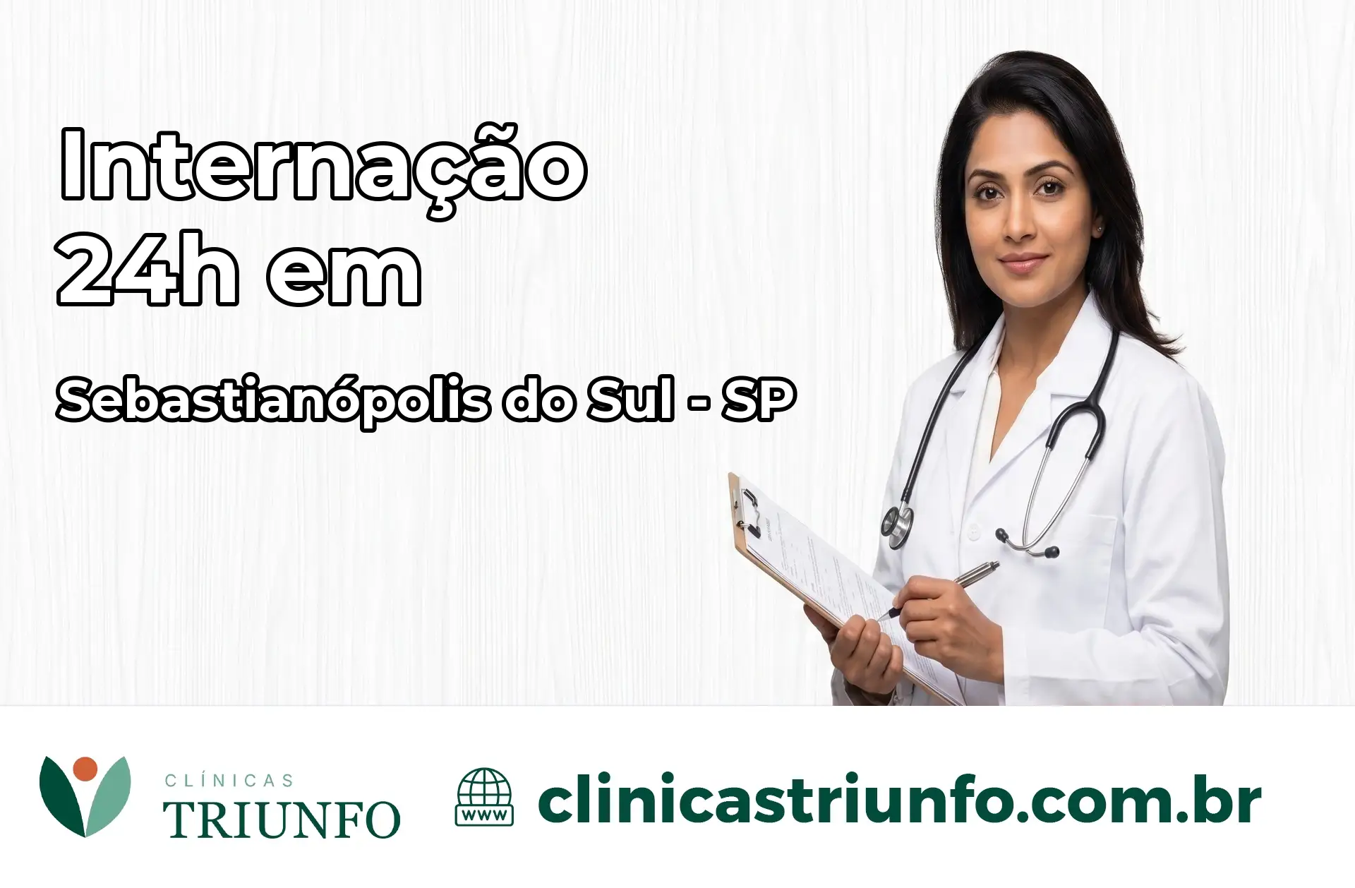 Internação 24 horas em Sebastianópolis do Sul – SP