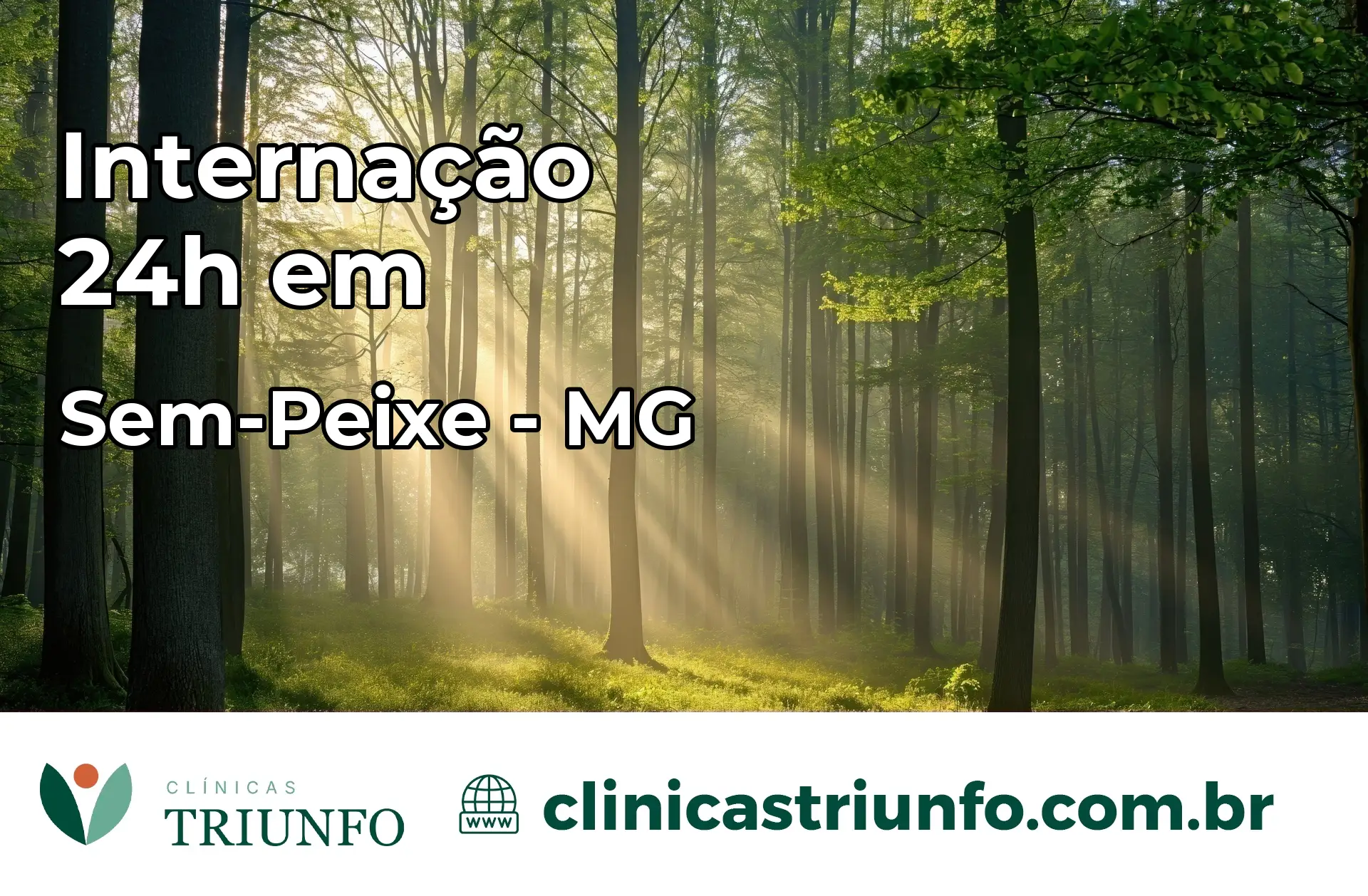 Internação 24 horas em Sem-Peixe – MG