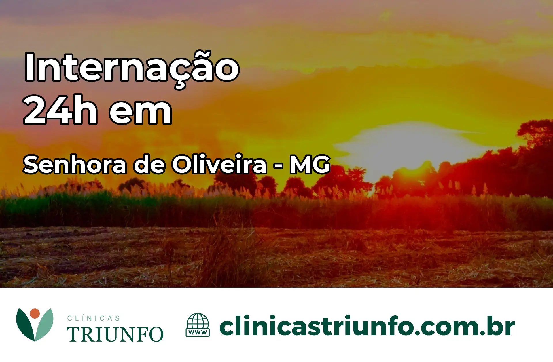 Internação 24 horas em Senhora de Oliveira – MG