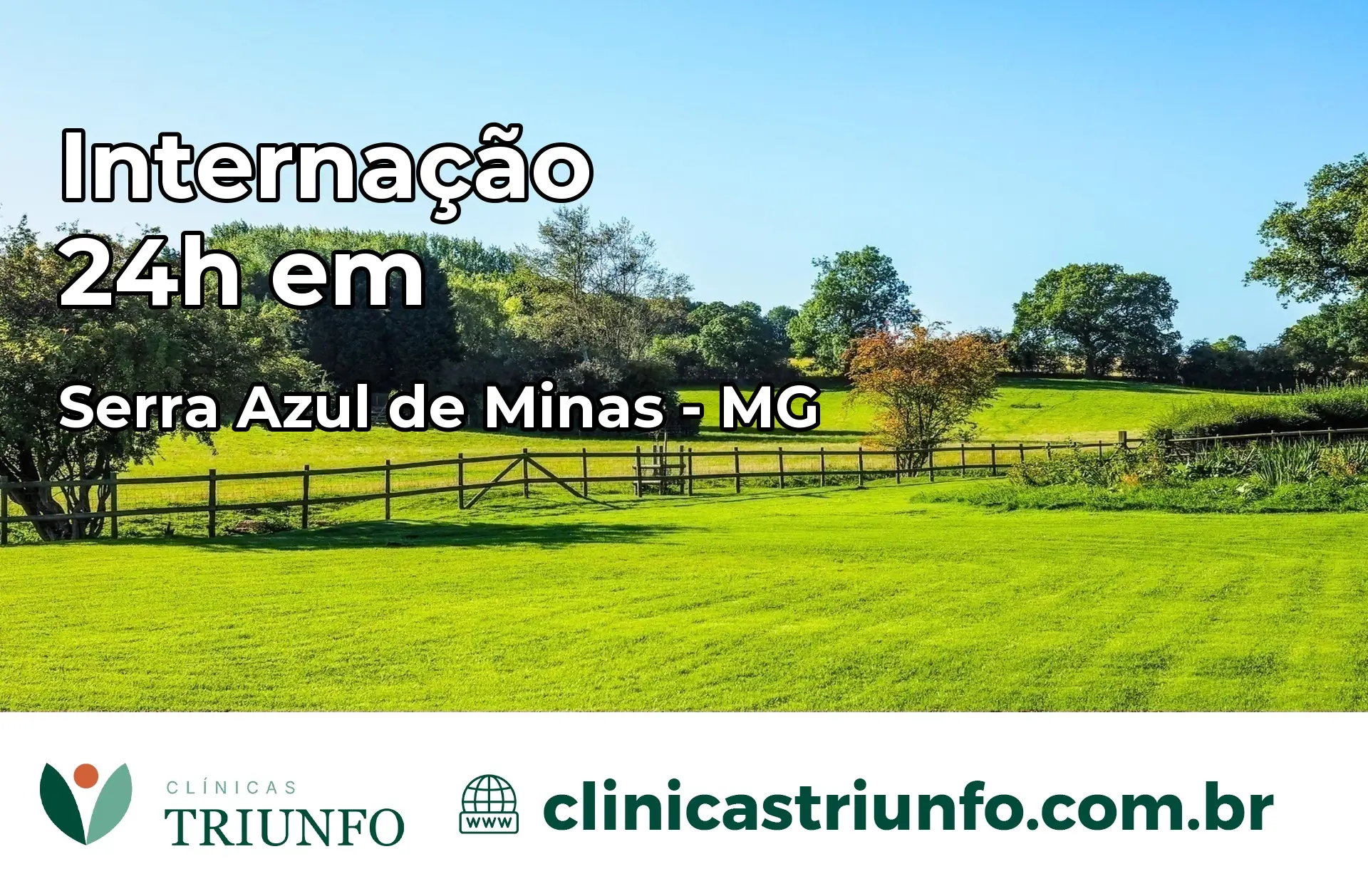 Internação 24 horas em Serra Azul de Minas – MG