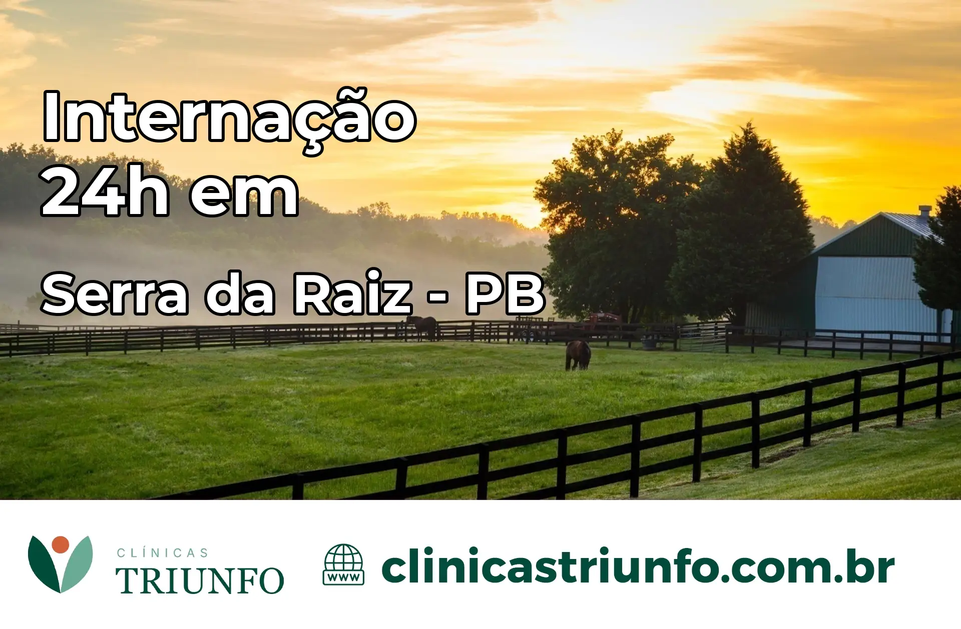Internação 24 horas em Serra da Raiz – PB