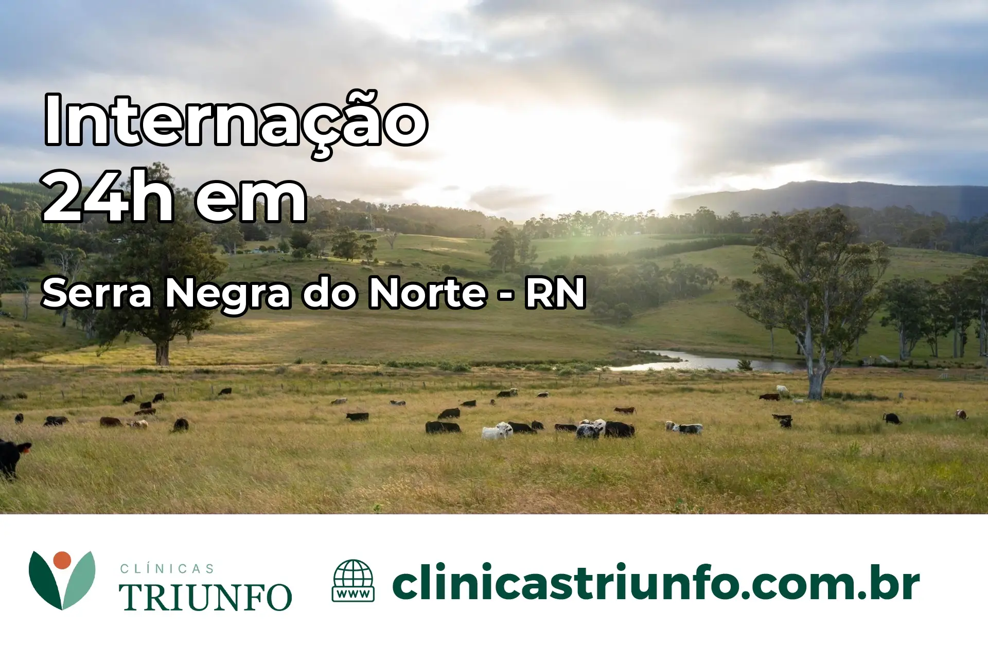 Internação 24 horas em Serra Negra do Norte – RN