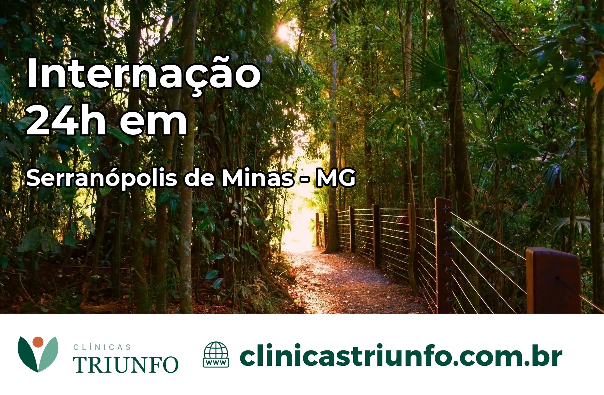 Internação 24 horas em Serranópolis de Minas – MG