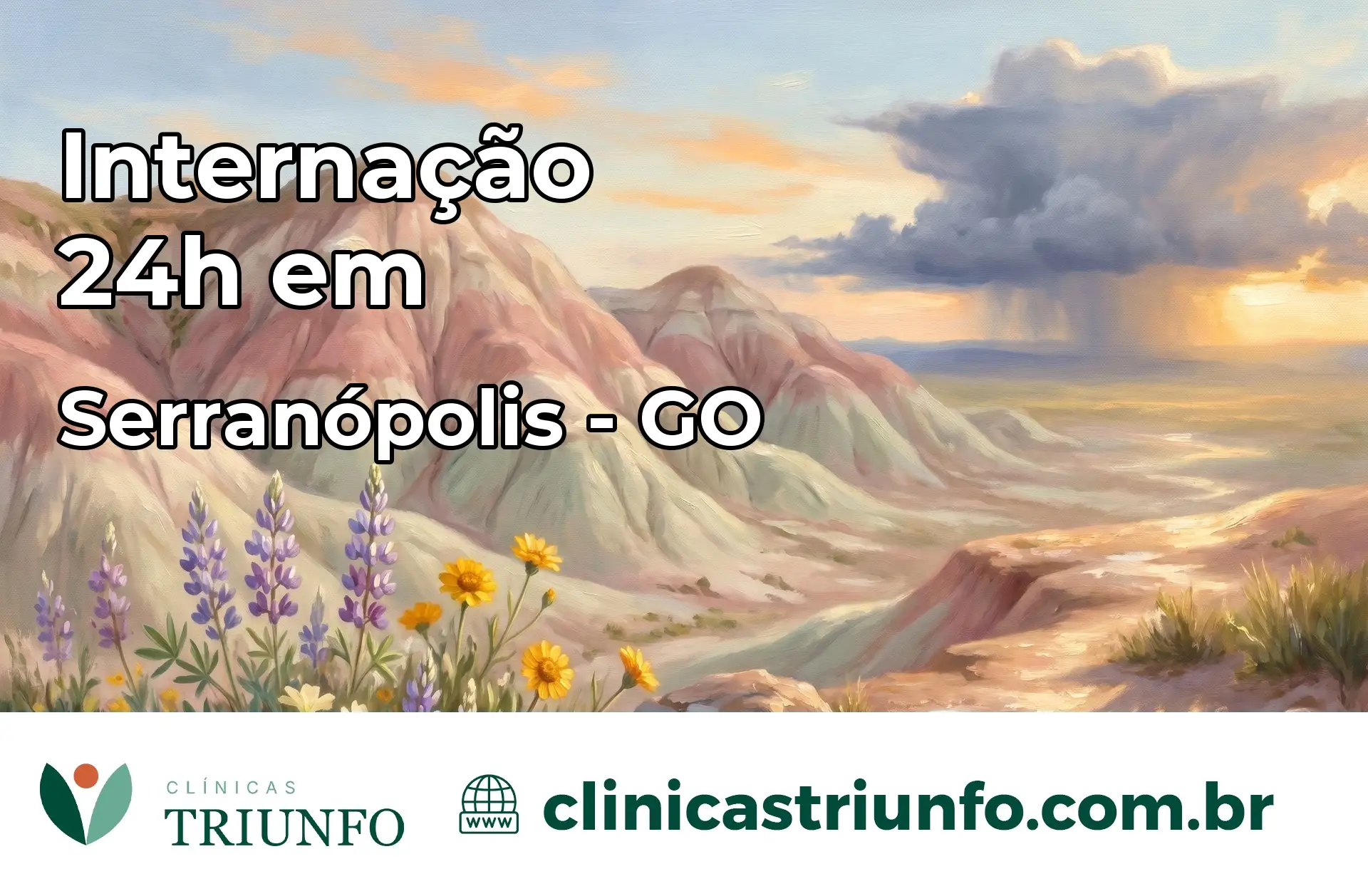 Internação 24 horas em Serranópolis – GO