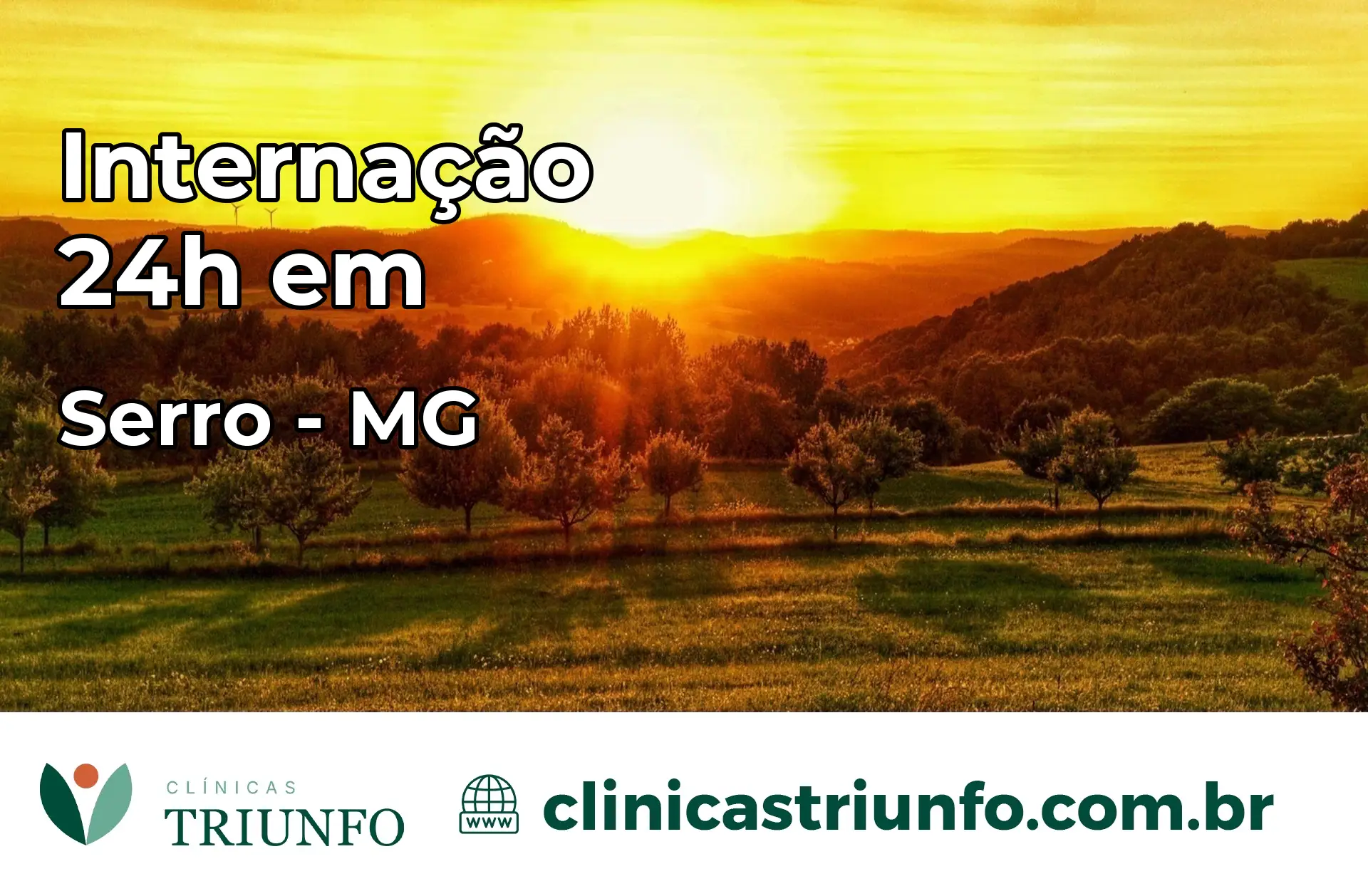 Internação 24 horas em Serro – MG