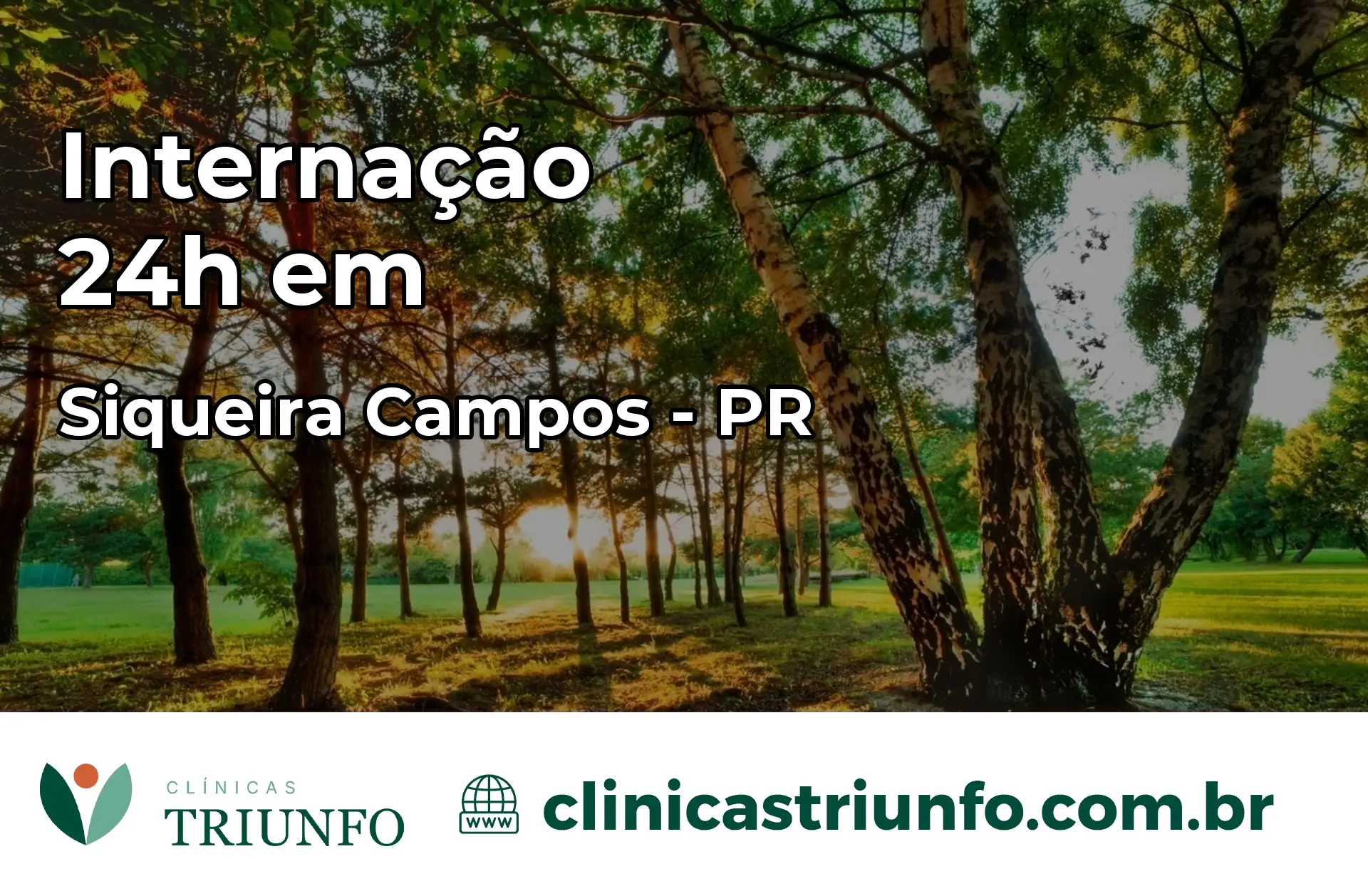 Internação 24 horas em Siqueira Campos – PR