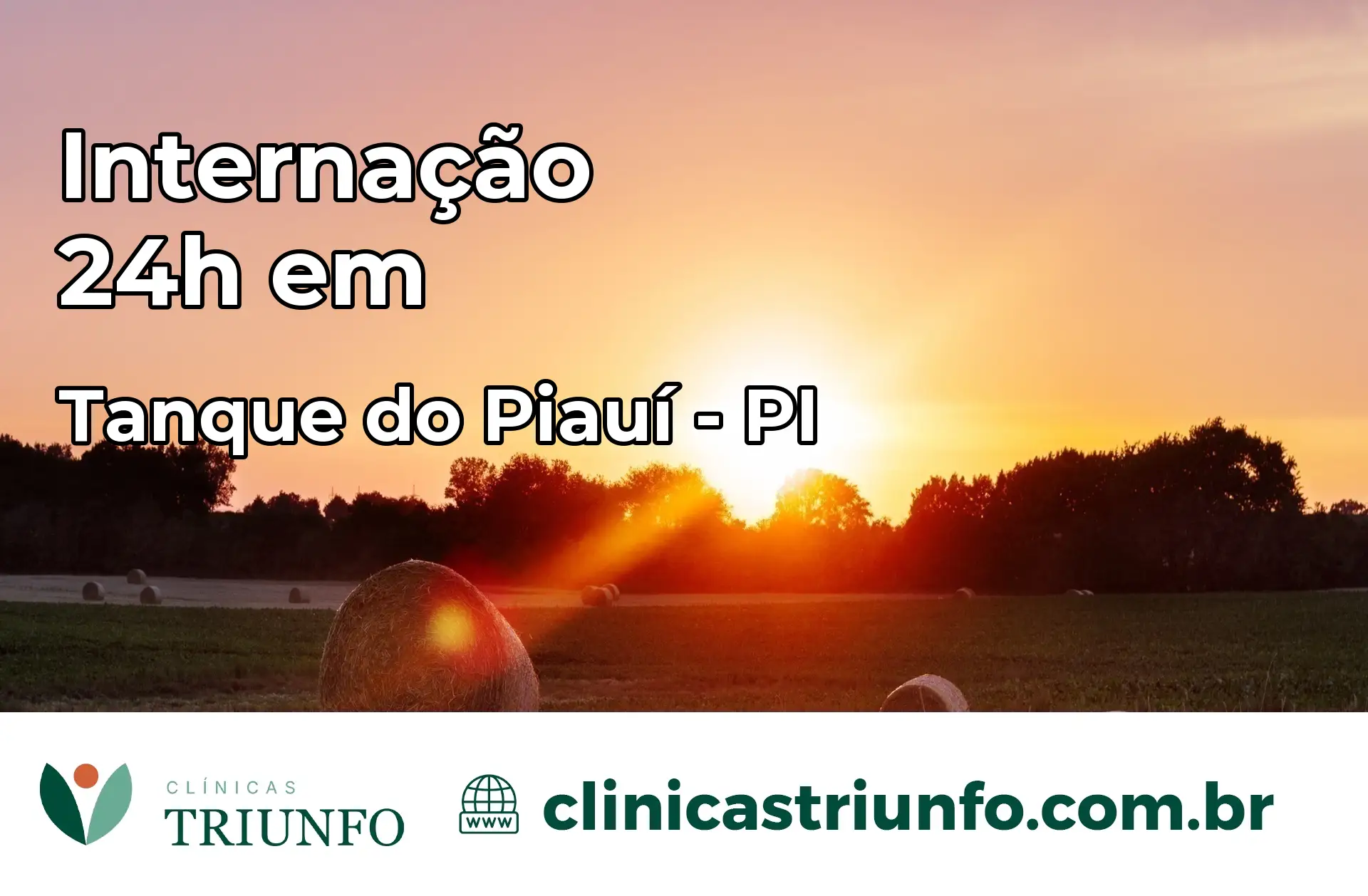 Internação 24 horas em Tanque do Piauí – PI