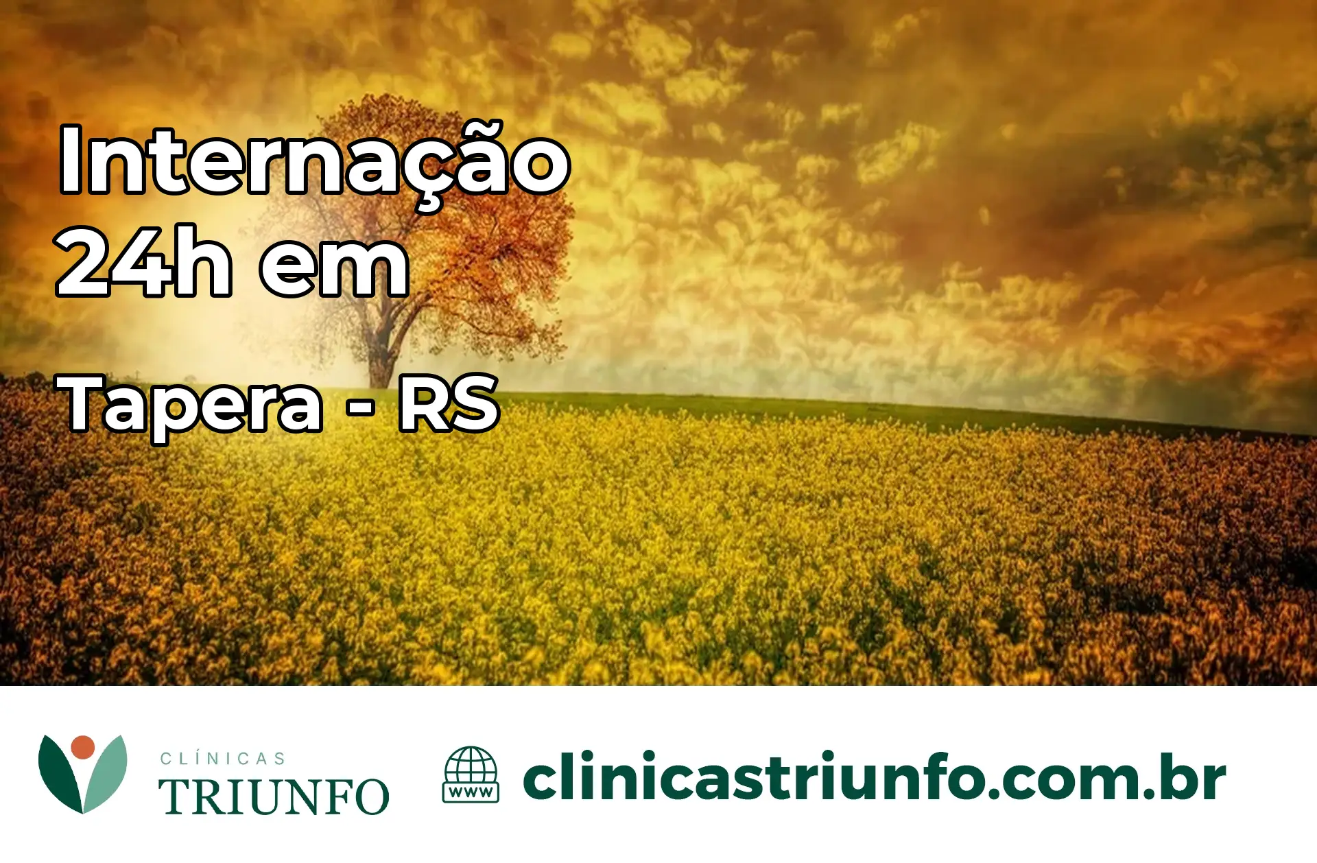 Internação 24 horas em Tapera – RS