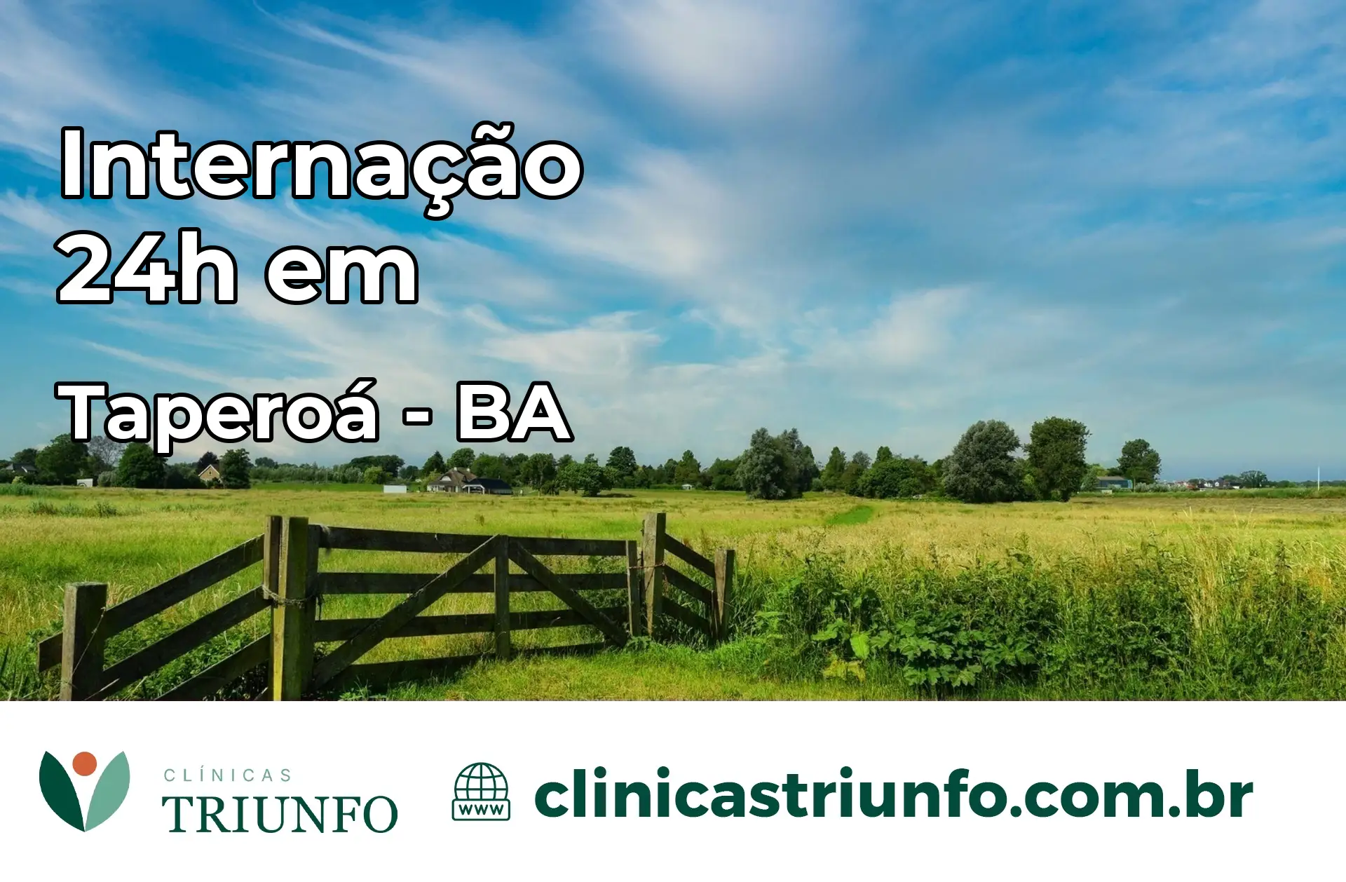 Internação 24 horas em Taperoá – BA