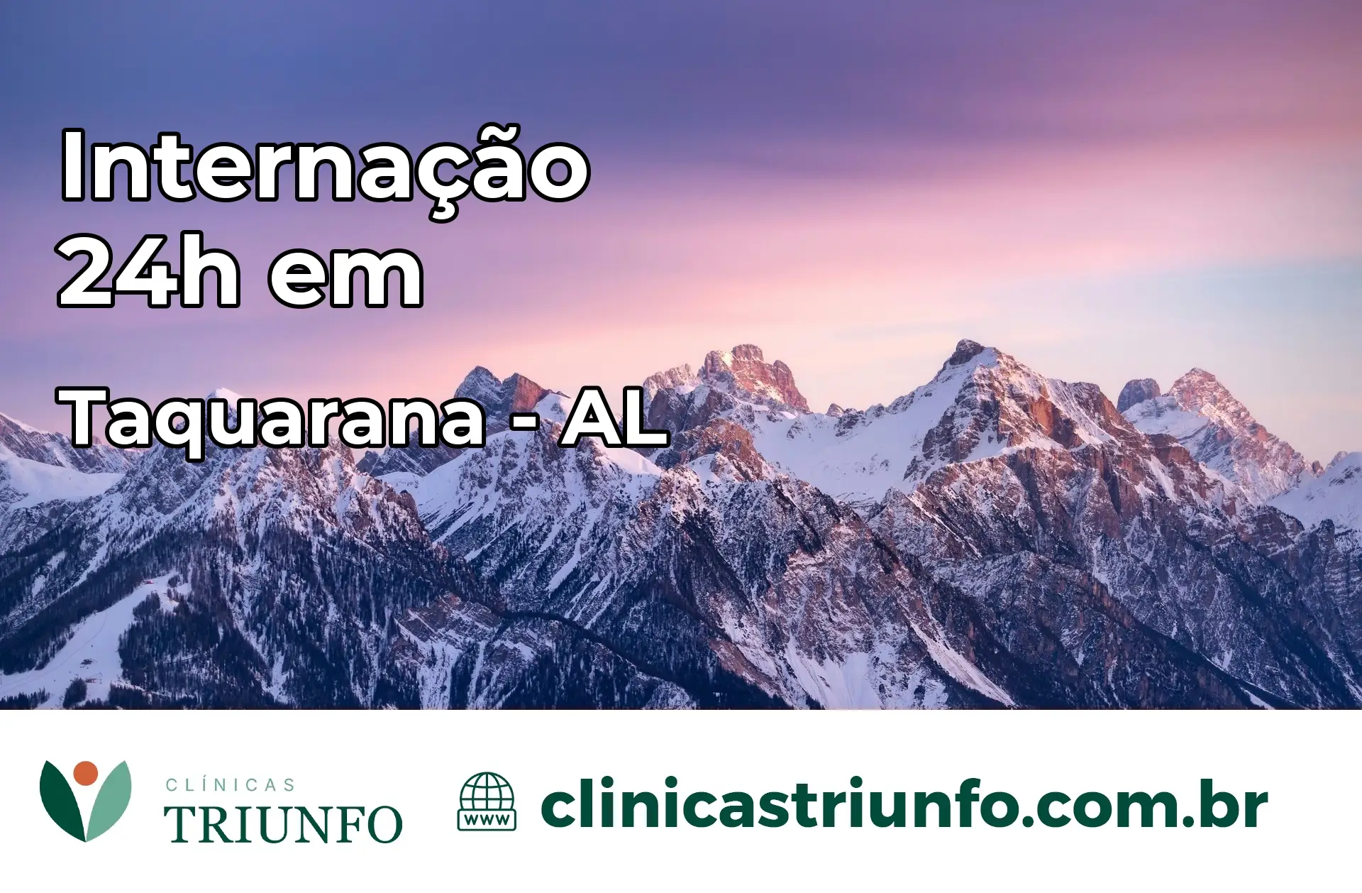 Internação 24 horas em Taquarana – AL