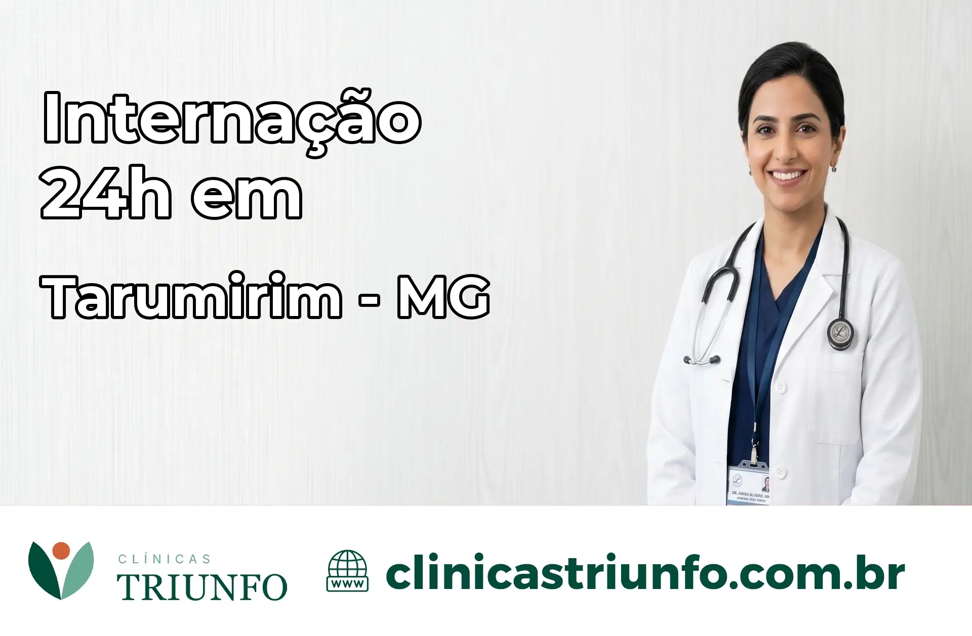 Internação 24 horas em Tarumirim – MG