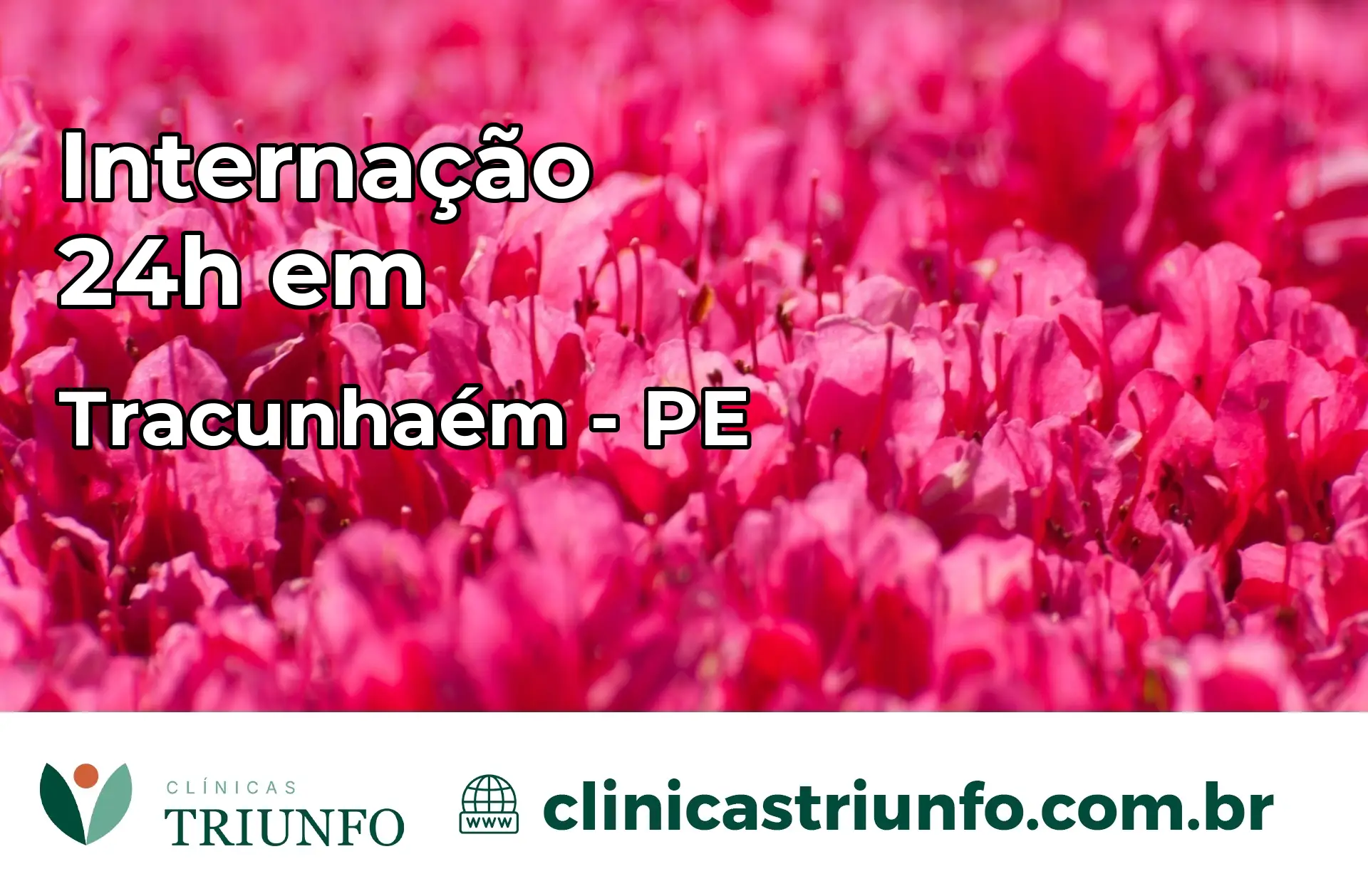 Internação 24 horas em Tracunhaém – PE