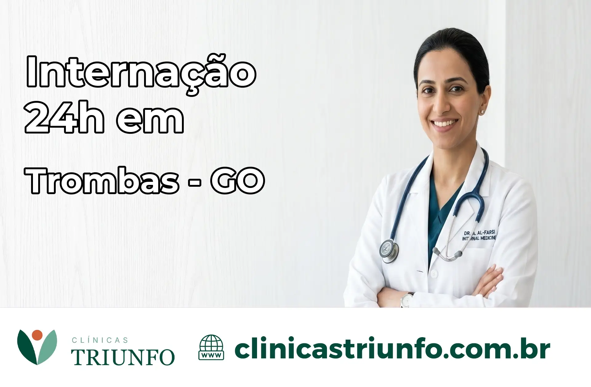 Internação 24 horas em Trombas – GO
