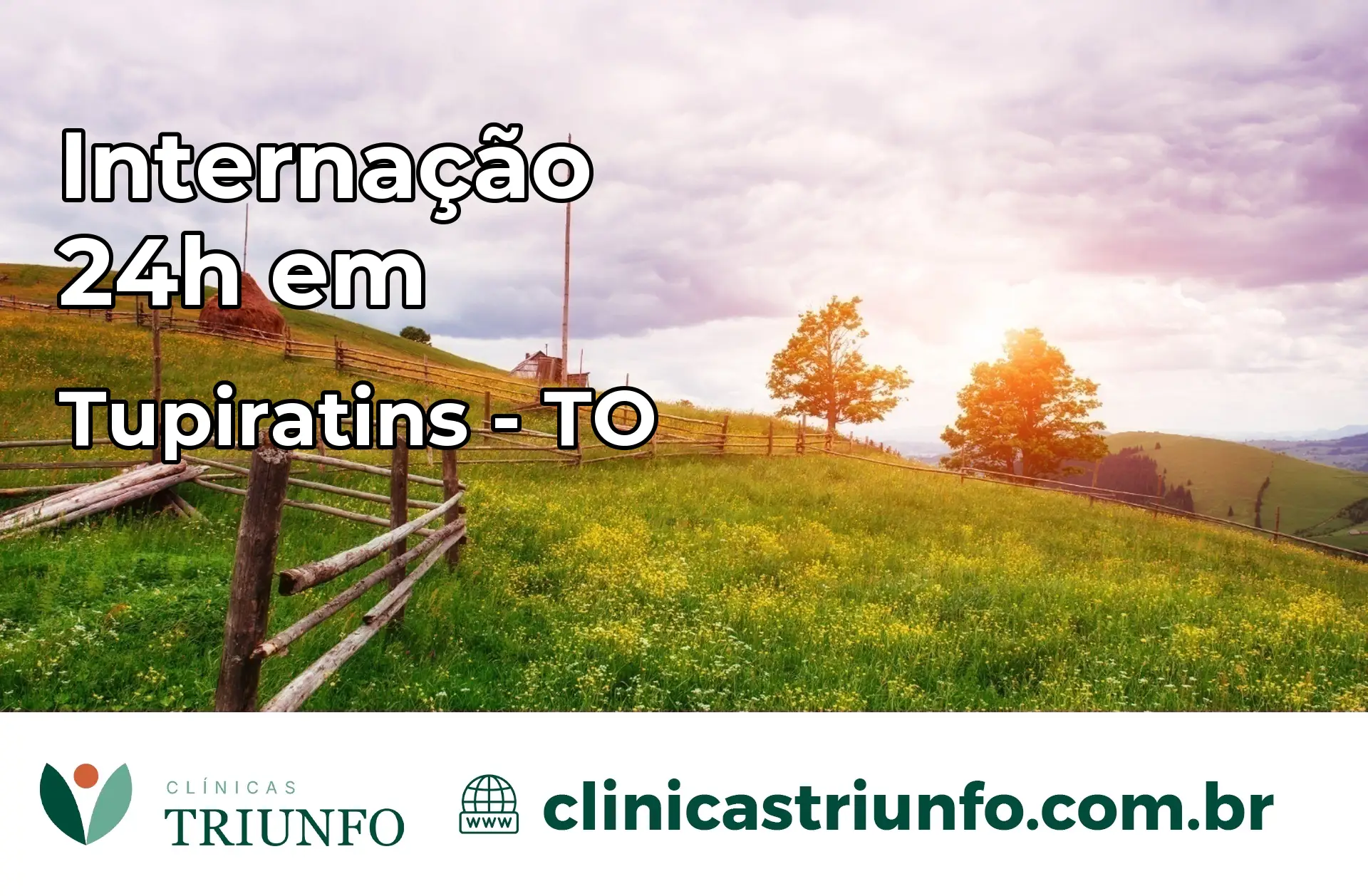 Internação 24 horas em Tupiratins – TO