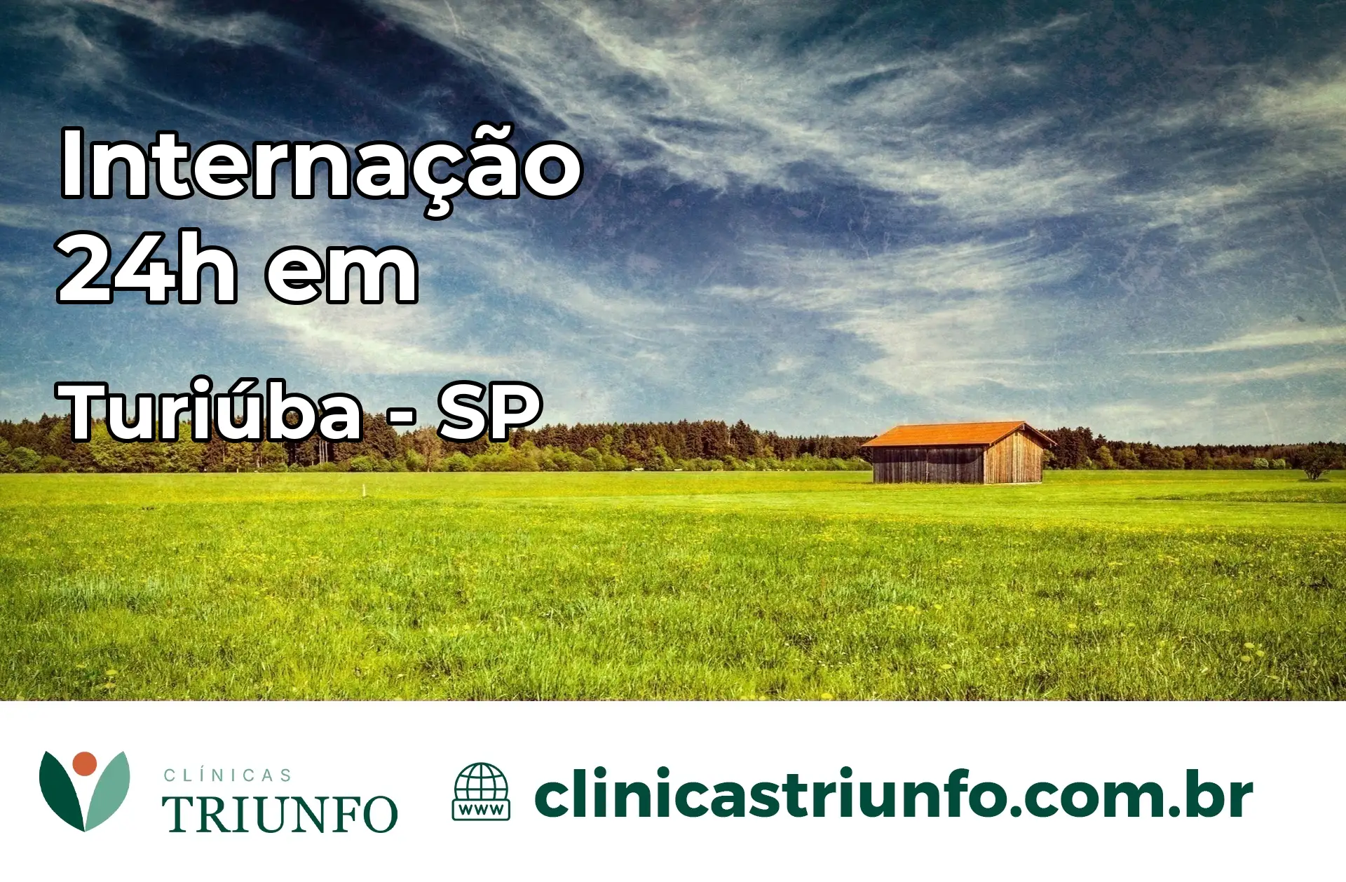 Internação 24 horas em Turiúba – SP