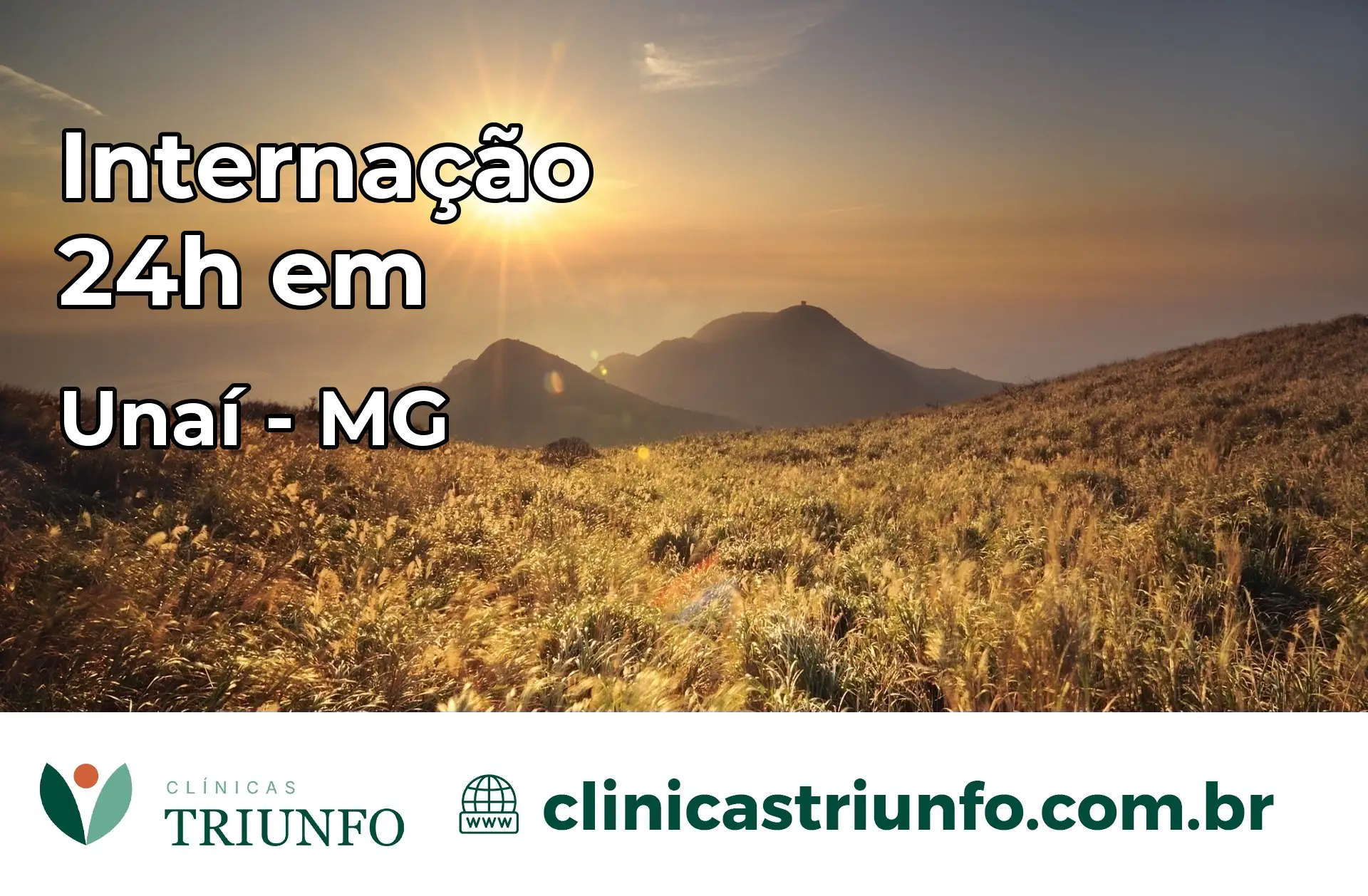 Internação 24 horas em Unaí – MG