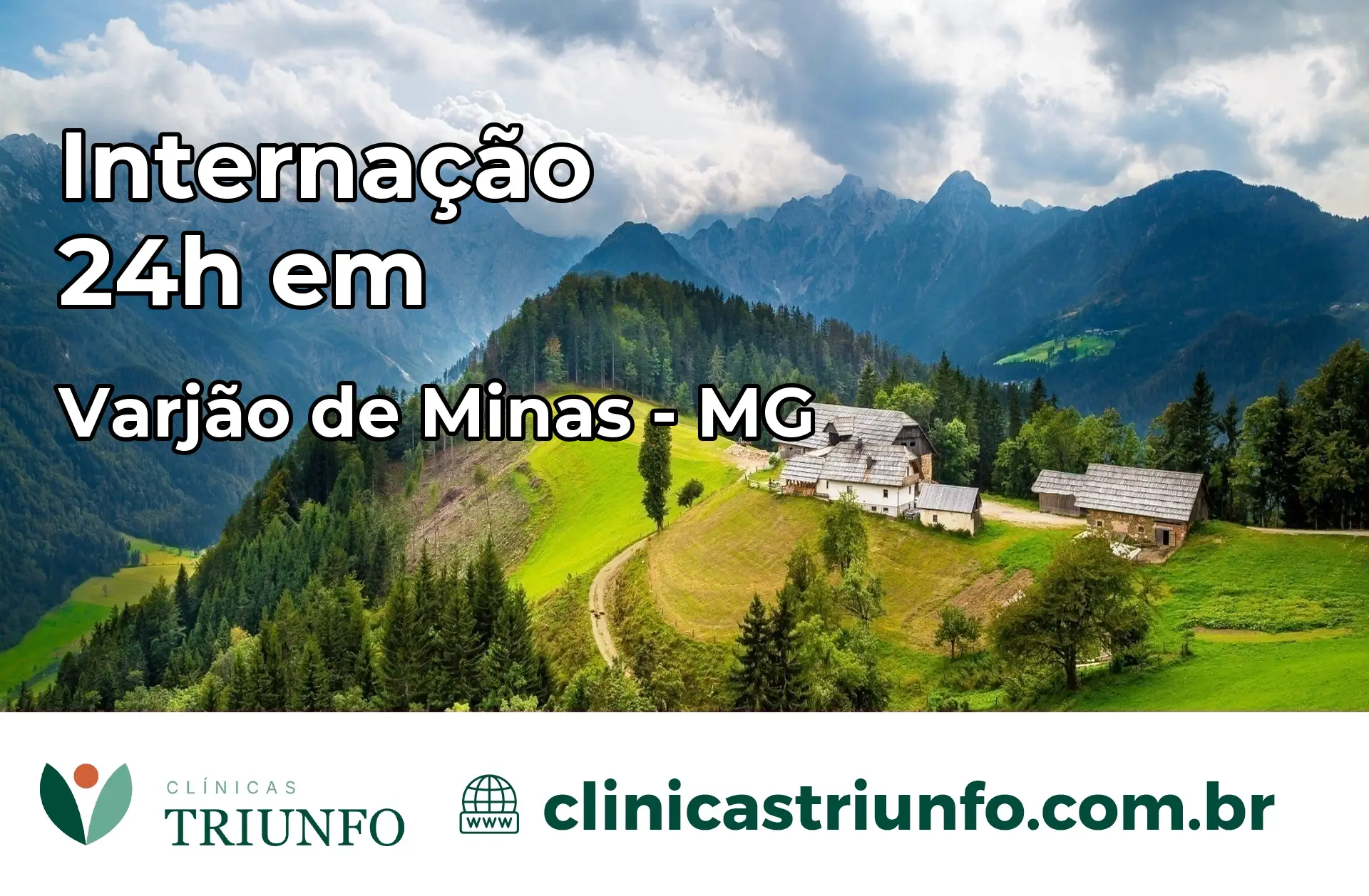 Internação 24 horas em Varjão de Minas – MG