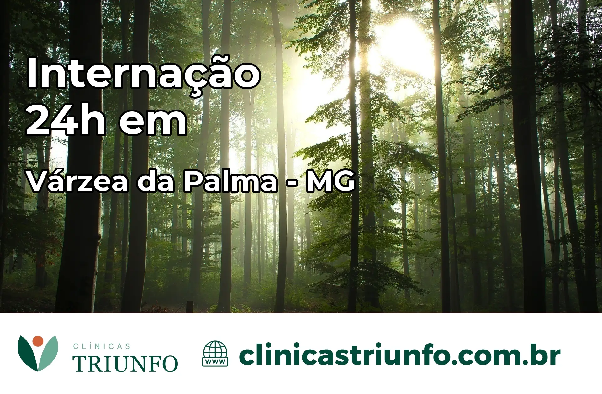 Internação 24 horas em Várzea da Palma – MG