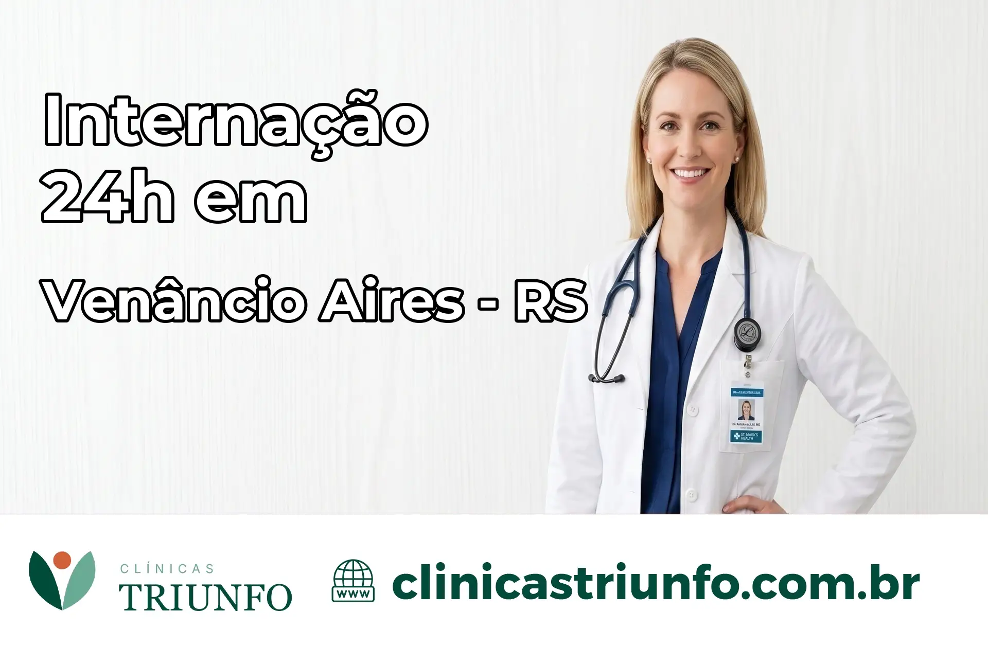 Internação 24 horas em Venâncio Aires – RS