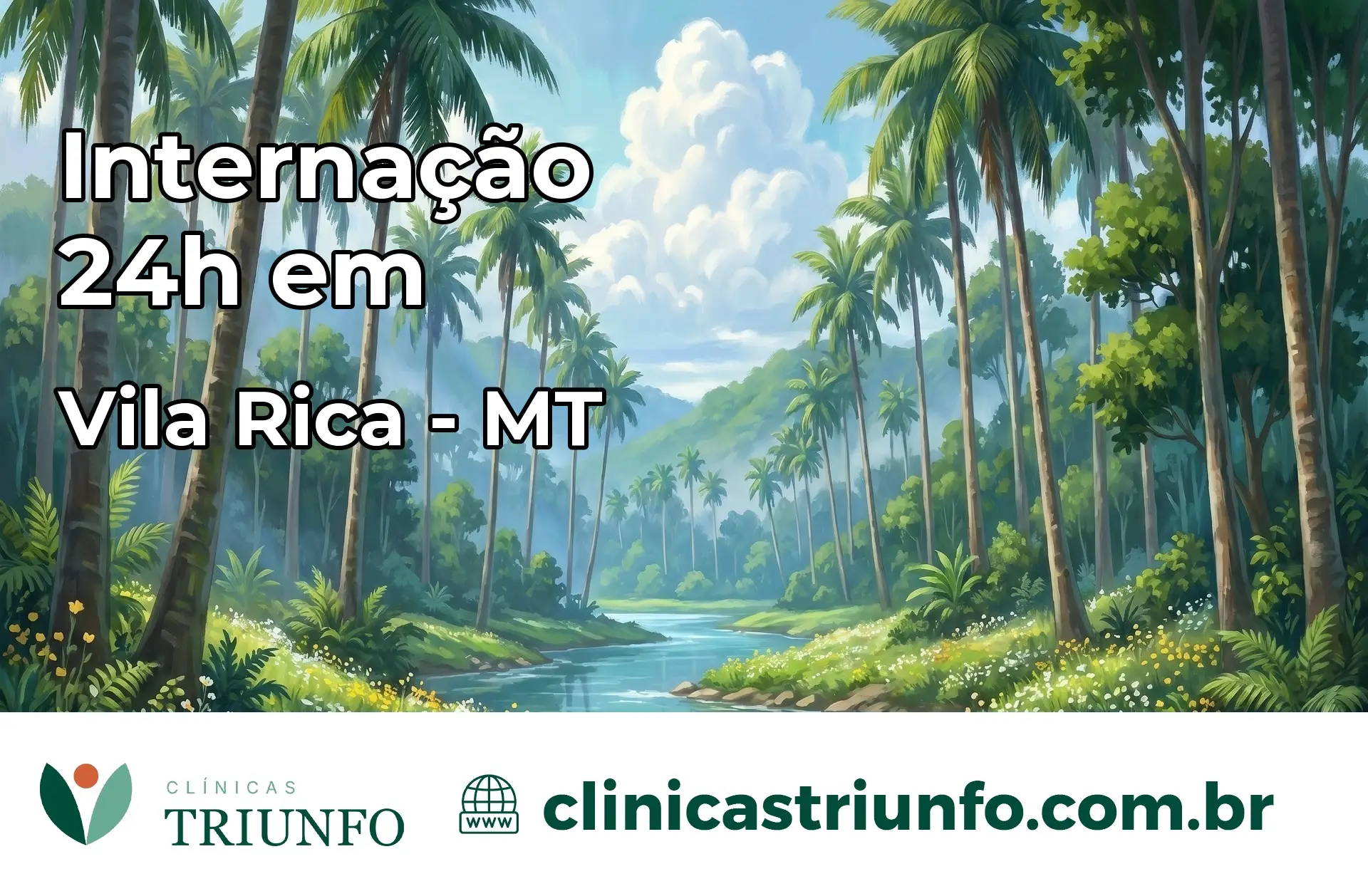 Internação 24 horas em Vila Rica – MT