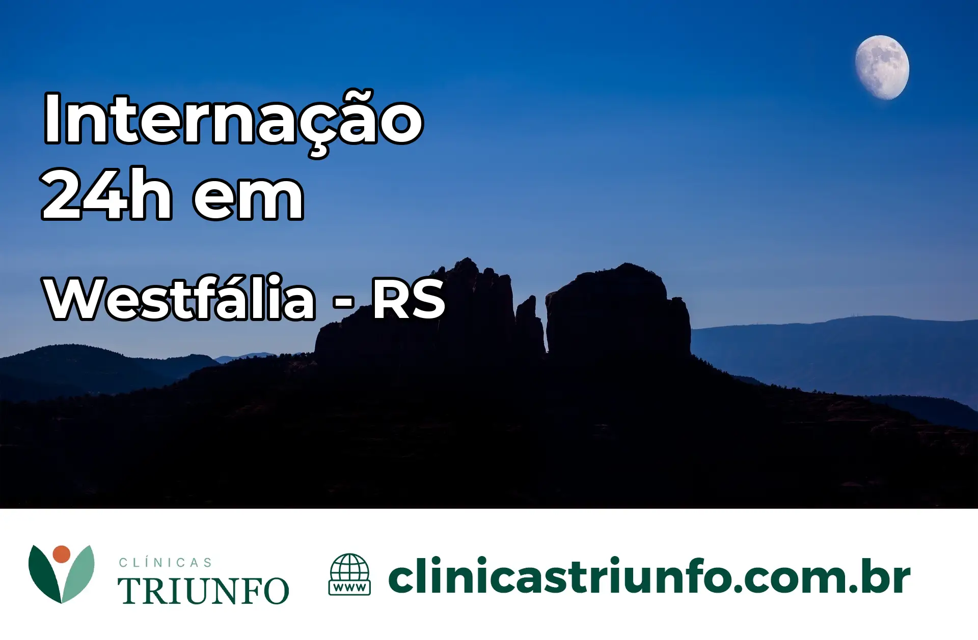 Internação 24 horas em Westfália – RS