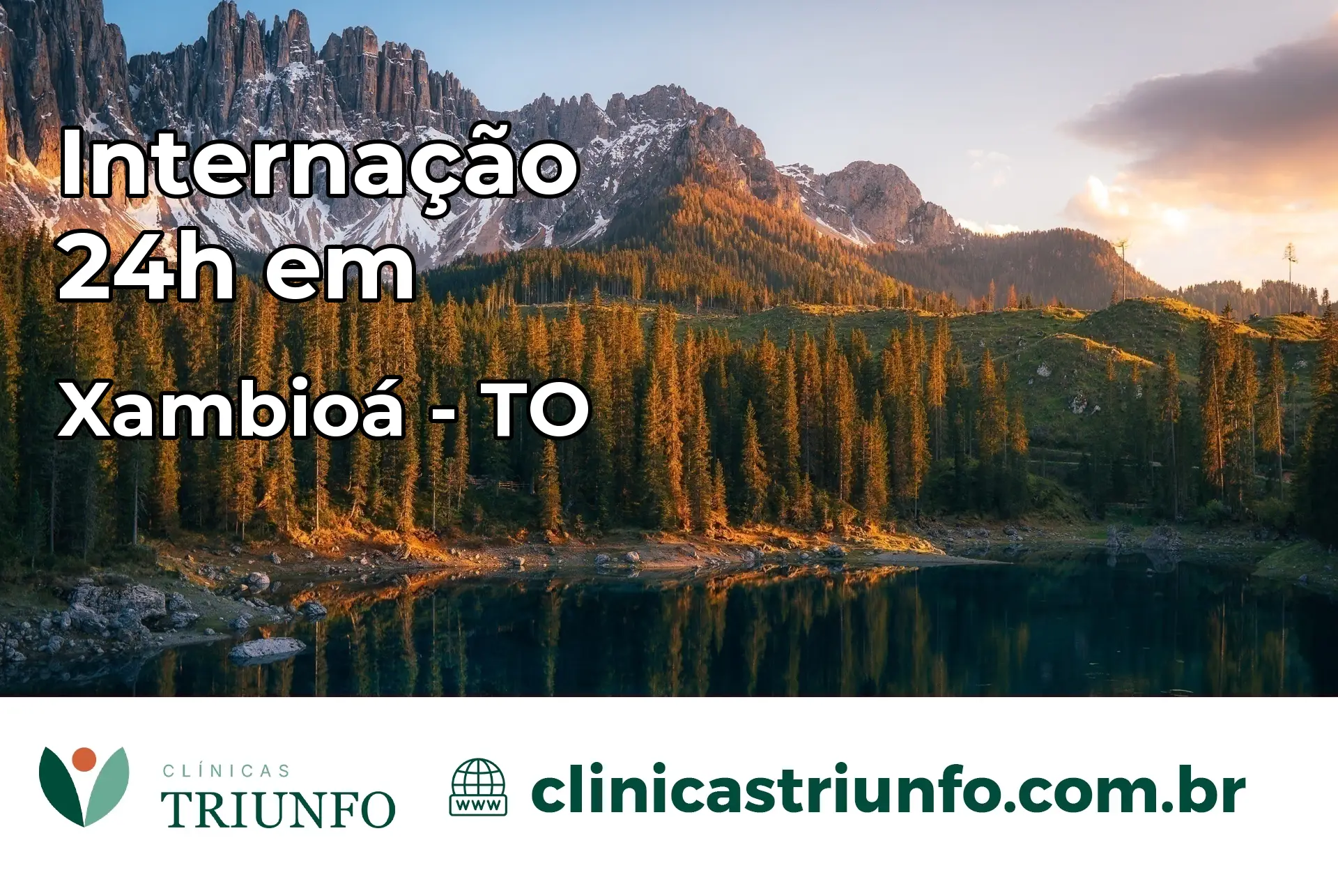 Internação 24 horas em Xambioá – TO