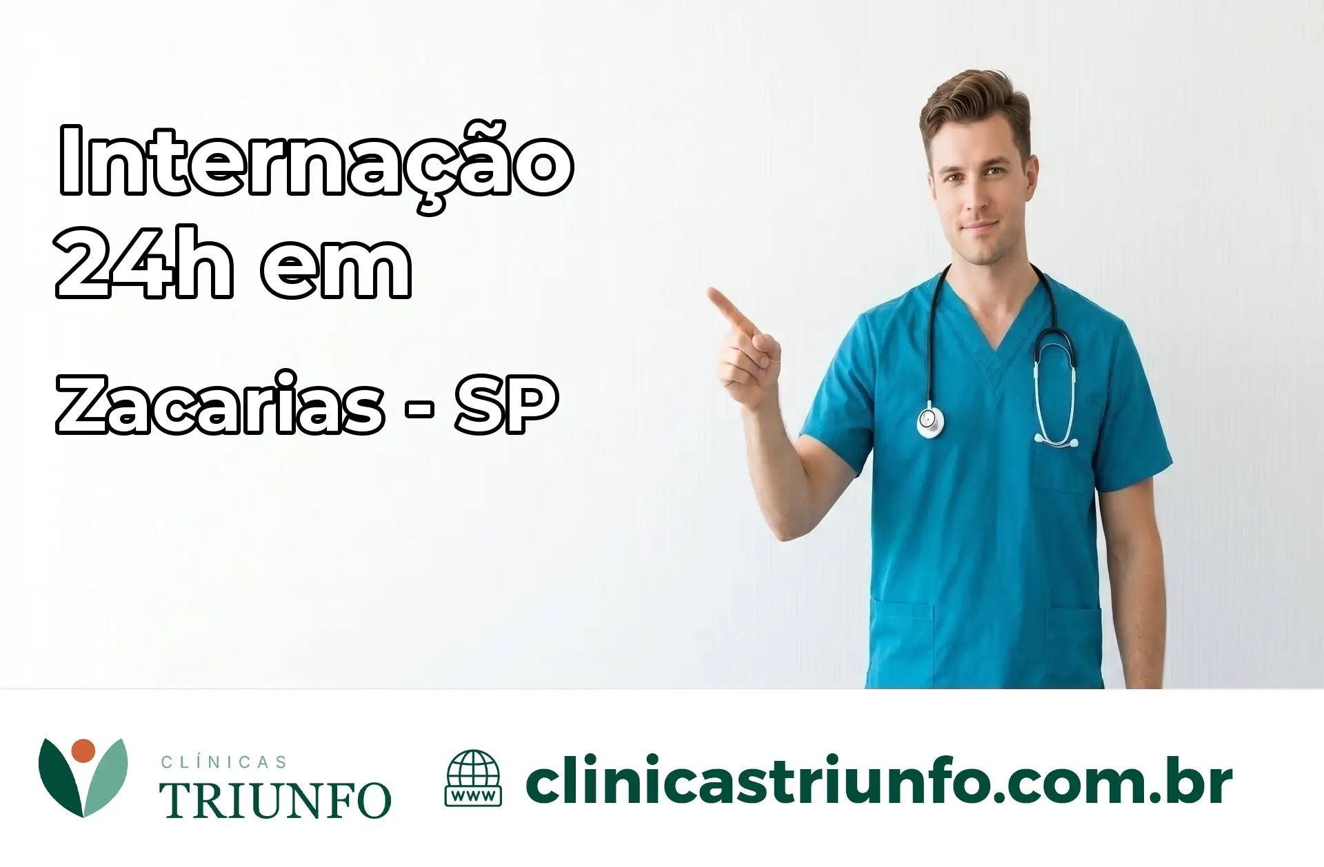 Internação 24 horas em Zacarias – SP